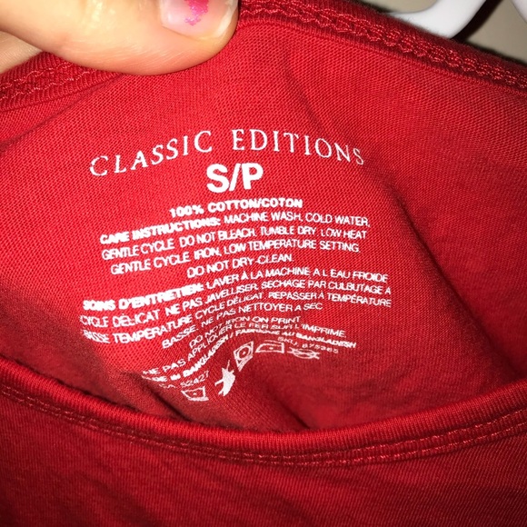 🩵3/$20🩵 LOVE BIRD RED SHINY HEART VALENTINES DAY TEE SHIRT - Picture 3 of 4